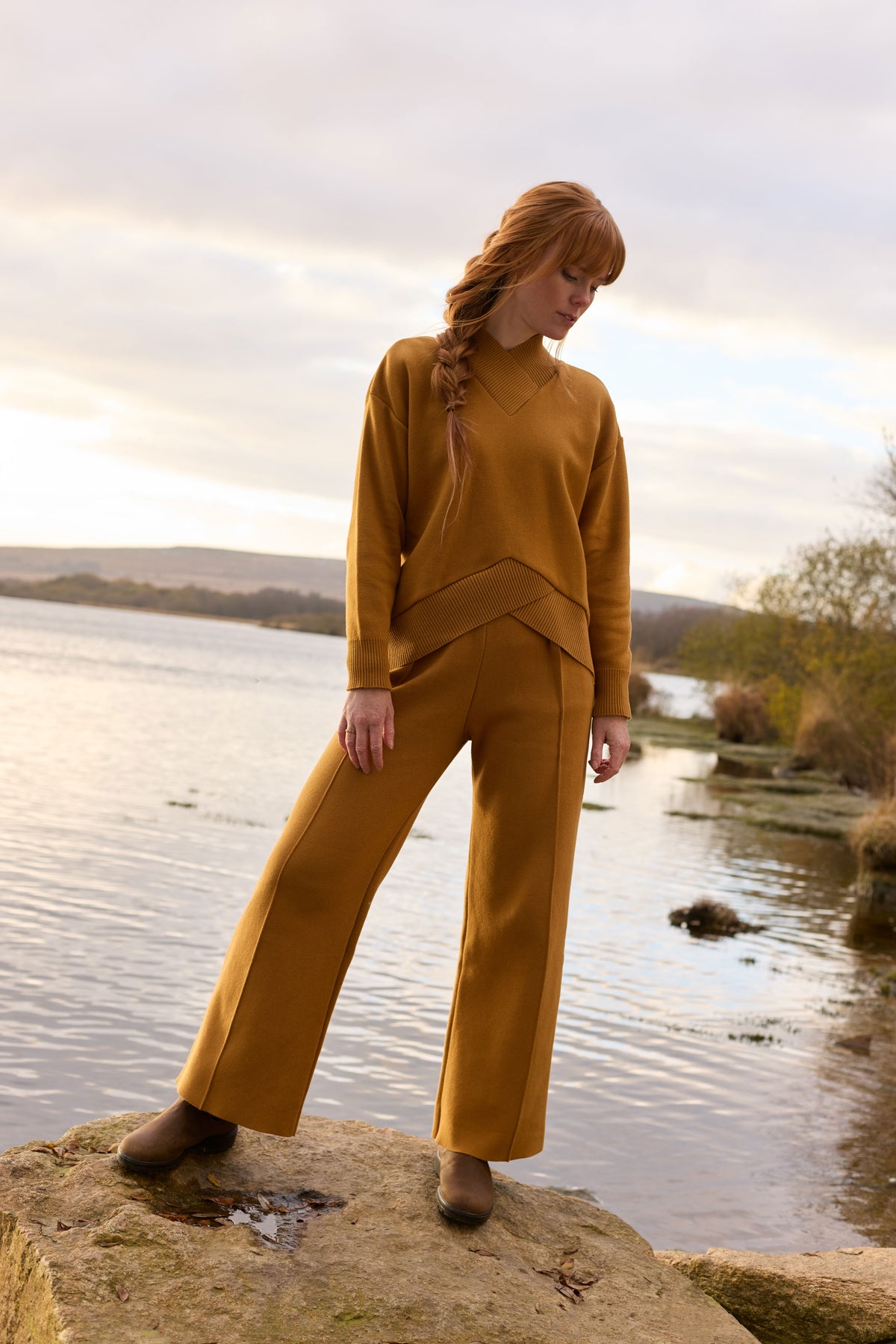 Ensemble en maille - Moka
