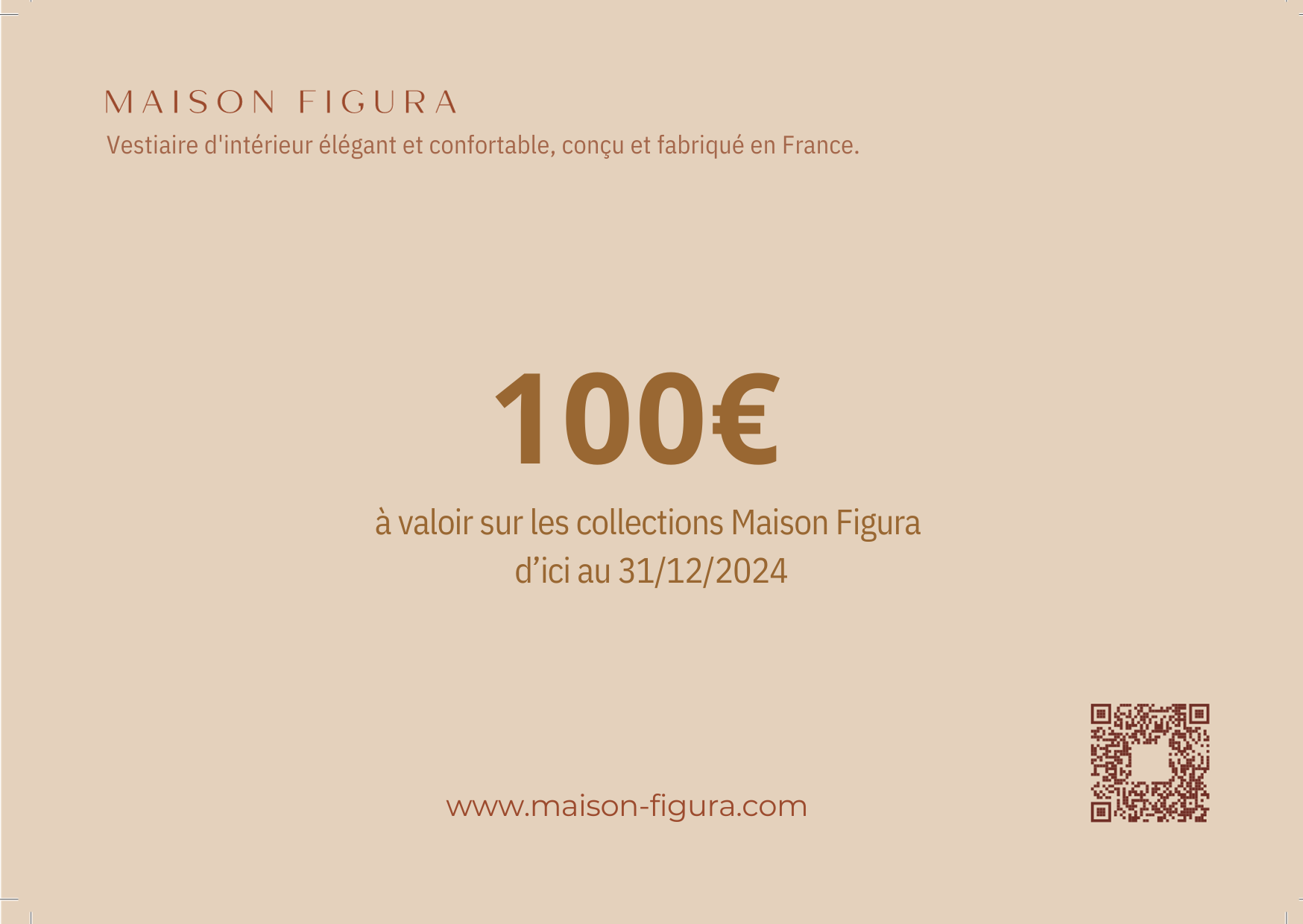 Carte cadeau Maison Figura