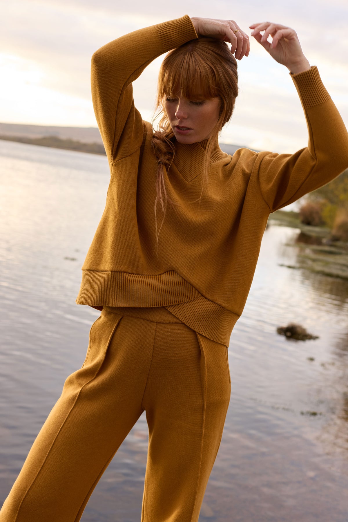 Ensemble en maille - Moka